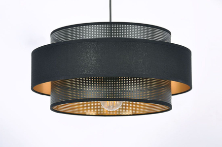 Lampa wisząca AMOS Kaja K-5281 czarny/złoty