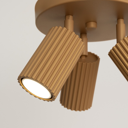 Sollux Lighting Plafon KARBON 3P złoty SL.1563