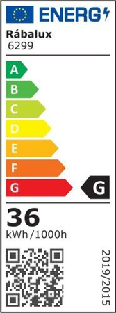 Lampa wisząca Rabalux Othello 6299 popielaty