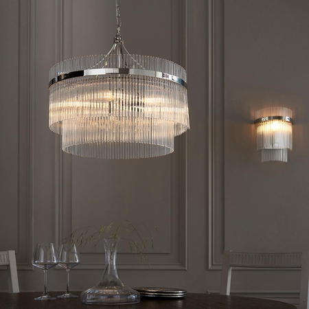 Kinkiet Endon Lighting Marietta 104114 nikiel