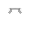 Sollux Lighting Plafon MERIDA 2 szary SL.0456