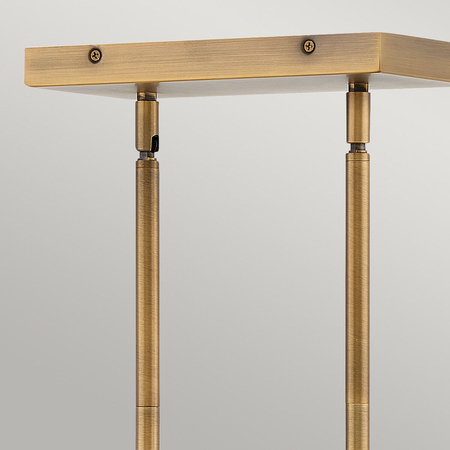 Lampa wisząca Ensemble - 6 źródeł światła - Szczotkowany brąz Quintiesse QN-ENSEMBLE6-BB