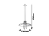 Lampa wisząca Rabalux Vida 5000 czarny