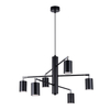 Sollux Lighting Żyrandol LEMMI 6 czarny SL.1207