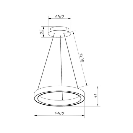 Lampa wisząca Zuma Line Carlo PL200910-400-SL srebrna