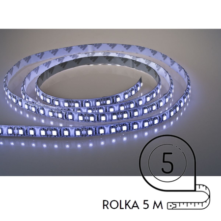 Taśma LED Greenie 1m 120 diod 3528SMD na metr 9.6W/mb wodoodporna IP65 zielona Rolka 5m