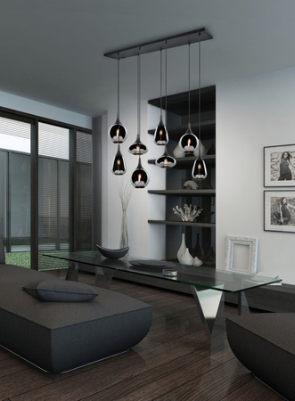 Lampa wisząca Trio 317000832 czarny
