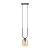 Lampa wisząca Kaja CONI K-5580 czarny, bursztynowy
