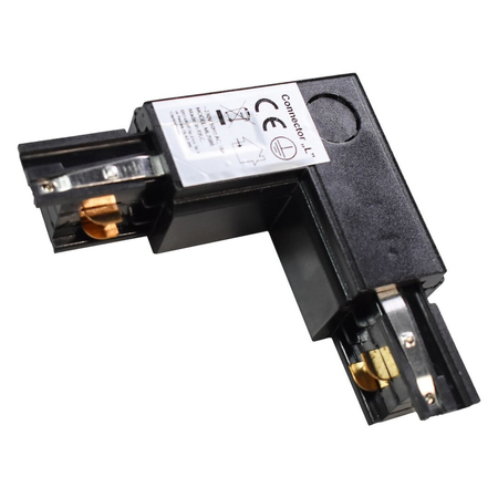 Eko-Light Łącznik Lampy Track Light Czarny 3-obwodowy Typ: LD ML7086 CZARNY
