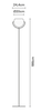 Lampa podłogowa Fabbian D57C1101 Beluga White D57
