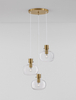 Lampa wisząca Luces Exclusivas PADRE złoty LE42634