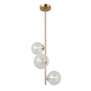 Lampa wisząca Italux Toledo PND-40717-3-HBR Złoty