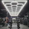 Efektowne oświetlenie LED Blaupunkt Hexagon 243 X 483 cm, Konfigurowalny system LED o naturalnej barwie w kształcie plastra miodu do showroomu, galerii, salonu samochodowego, serwisu, garażu