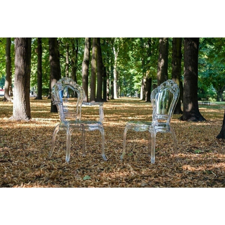 Krzesło KING transparentne - poliwęglan