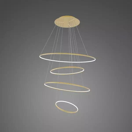 Lampa wisząca Ledowe Okręgi No.4 100cm 2700 k złota Dali