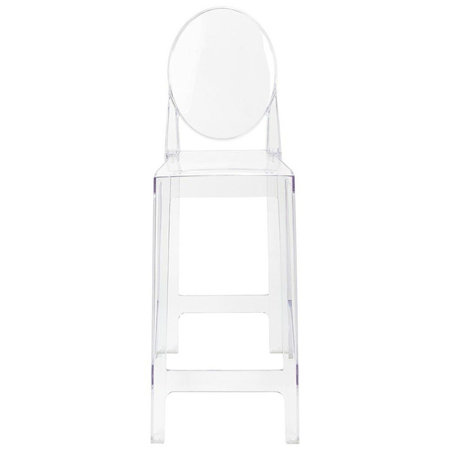 Krzesło barowe VICTORIA 75 cm transparentne