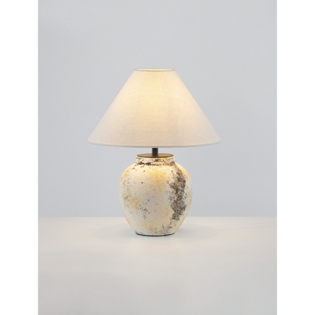 Lampa stołowa Luces Exclusivas BELUNCA LE45282 biały, czarny