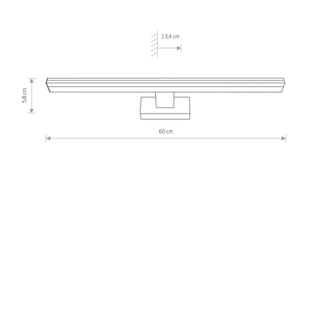Kinkiet PICASSO LED Nowodvorski 8131 chrom