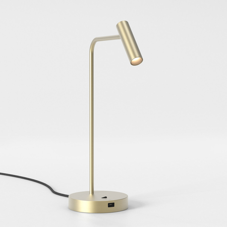 Lampa stołowa Astro Enna Desk USB C 1058214 Matowy Złoty