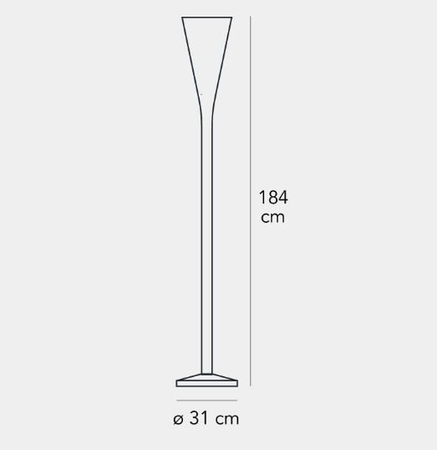 Lampa podłogowa LED Fontana Arte F005630200NSWL Luminator