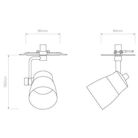 Spot Astro Juno Recessed 1487001 Brązowy