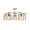 Lampa sufitowa Kaja VANES K-5812 bursztynowy, beż, złoty