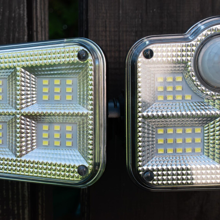 Eko-Light Naświetlacz Solarny Flexi Potrójny EKO9152 SREBRNY