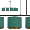 Lampa wisząca HILDE 4 BL GREEN Emibig 1051/4 zielony
