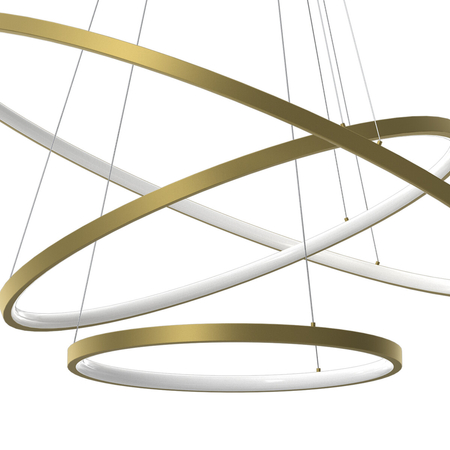 Milagro Lampa wisząca HOOP GOLD 93W LED ML1547 ZŁOTY
