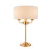 Lampa stołowa Endon Lighting Highclere 110721 mosiądz