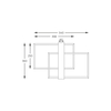 Lampa sufitowa Zuma Line C230624202A MINAR LAMPA SUFITOWA CZARNA+DREWNO/BLACK+WOOD