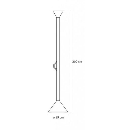 Lampa podłogowa Artemide A0111W00 Callimaco