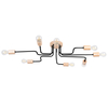 Sollux Lighting Żyrandol TIMBO 8 czarny SL.1671