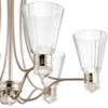 Żyrandol LED Kayva Quintiesse QN-KAYVA13-PN