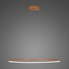Lampa wisząca Ledowe Okręgi No.1 100cm 4k miedziana Dali