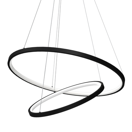 Milagro Lampa wisząca HOOP BLACK 51W LED ML1542 CZARNY