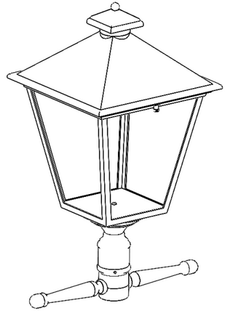 LONDON 4112 BLACK LED 17,5W 3000K SINGLE