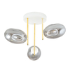 Lampa sufitowa ARGO 3 Emibig 1277/3 biały/złoty