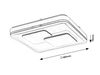Lampa sufitowa Rabalux Hecate 2604 czarny