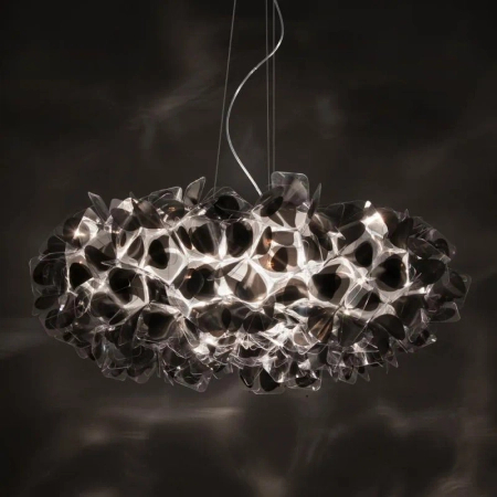 Lampa wisząca Slamp CLIZIA - MAMA NON MAMA BLACK - TRANSPARENT WIRE L CLISL00BNM01T00000EU czarny