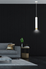Lampa wisząca KIBO 1 WH/GOLD Emibig 642/1 biały/złoty