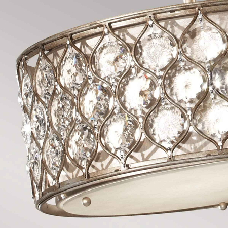 Lampa wisząca Elstead Lighting Lucia srebrny FE-LUCIA-B