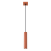 Sollux Lighting Lampa wisząca LAGOS 1 ochra czerwona SL.1489