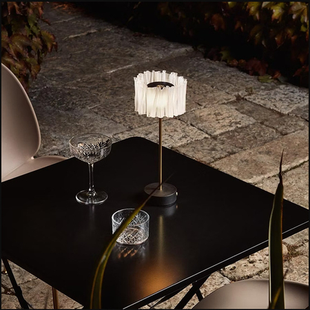 Lampa stołowa Slamp ACCORDÉON - PRISMA/BLACK ACRT000PRB000BT000EU czarny