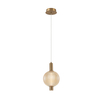 Lampa wisząca Italux Lenti PND-83631-1-AB-AMB Bursztynowy