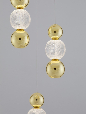 Lampa wisząca Luces Exclusivas PONCE złoty LE42700