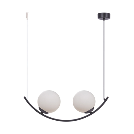 Lampa wisząca WAVE Zuma Line 5012 biały/czarny