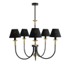 Żyrandol ZYRANDOL ROMA 5 BLACK Aldex 1118F1 czarny
