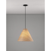 Lampa wisząca Luces Exclusivas BRONTILA LE45383 drewno jasne i ciemne, czarny