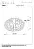 Lampa sufitowa Lucide REDA 78199/01/30 czarny